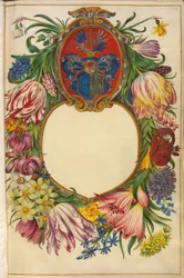 Duits: Titelpagina Moller-Florilegium (1)
