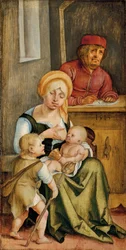 Maria Clopas en haar familie, 1515