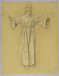 Christus met uitgestrekte armen