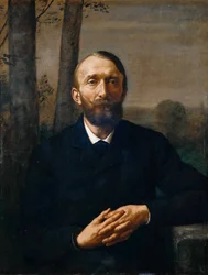 Portret van Konrad Fiedler 1841-1895, 1884