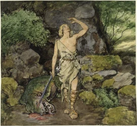 Siegfried met de gedode draak