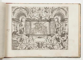 Plaat 17, uit Grotteßco in diverßche manieren (Verschillende grotesken)