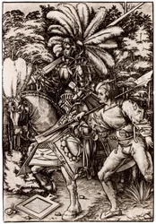 Ridder en hellebaardier