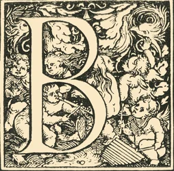 B - Een alfabet door Hans Weiditz, c1520-1521