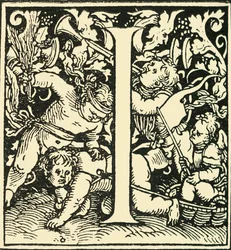 I - Een Alfabet door Hans Weiditz, c1520-1521, 1908