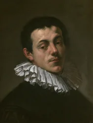 Portret van schilder Josef Heintz