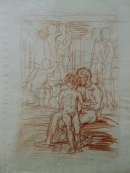 Compositiestudie voor "Gouden Eeuw"