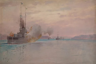 De Russische marinebombardement van de Bosporus, 1915-1916