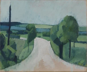 Weg bij Faaborg op Funen
