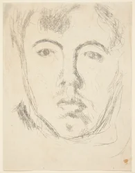 Zelfportret. Hoofd en face