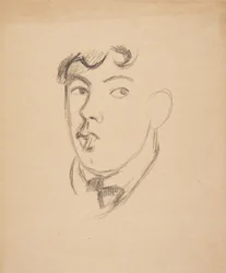 Zelfportret met sigaret