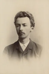 Portret van Vilhelm Hammershøi