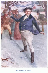Mijnheer Pickwick glijdt