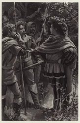 Valentine vertelde hen dat hij een man was die door tegenspoed was getroffen, dat hij in ballingschap ging