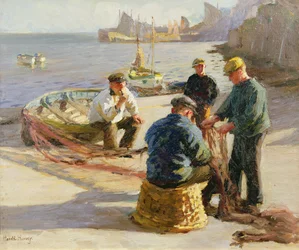 Newlyn Haven: Het Repareren van de Netten