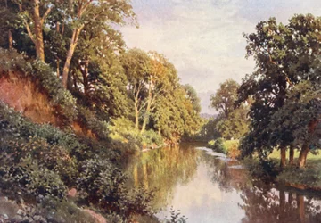 De Rivier Mole, nabij Dorking