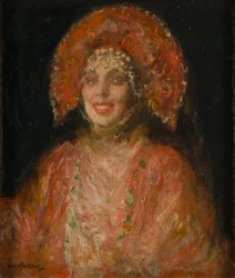 Madame Plevitzskaia, ca. 1927 (olieverf op doek)
