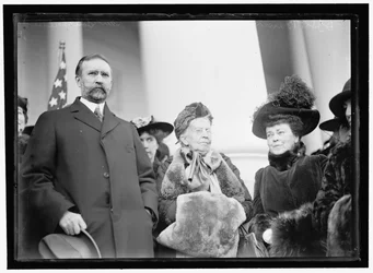 Miss Belva Ann Lockwood, met Senator Southerland