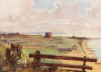 Golfbanen: Felixtowe, algemeen uitzicht op de baan