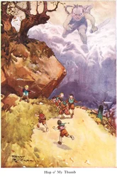 Klein Duimpje, illustratie uit 