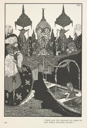 De Sneeuwkoningin. Hoe ben je op de grote rollende rivier gekomen?