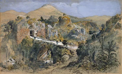 Caesarea Philippi (Banias) (aquarel)