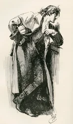 Illustratie voor de roman A Tale of Two Cities van Charles Dickens