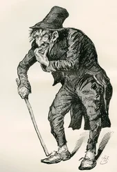 Illustratie voor De Oude Curiositeitenwinkel van Charles Dickens