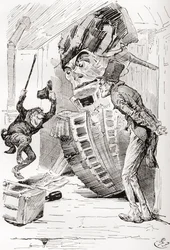 Illustratie voor De Oude Curiositeitenwinkel van Charles Dickens