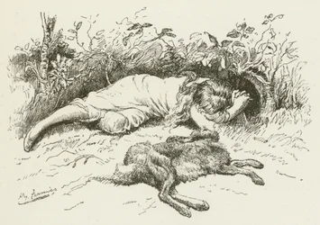 Illustratie voor Sylvie en Bruno door Lewis Carroll