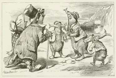 Illustratie voor Sylvie en Bruno door Lewis Carroll