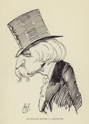 Sir William Fraser, een karikatuur