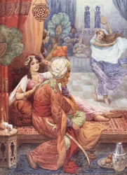 Prins Ahmed en de fee Banou, illustratie uit 