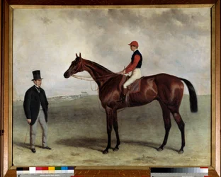 De Gladiator renpaard in 1865