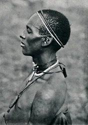 Een Hima uit Mpororo, Equatoriaal Afrika, ten westen van het Victoria Nyanza, 1912