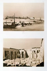 Luxor en Medinet Habu, Egypte, 1841