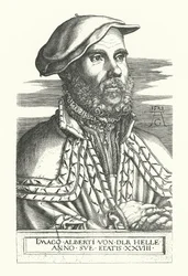 Portret van Albert van der Helle