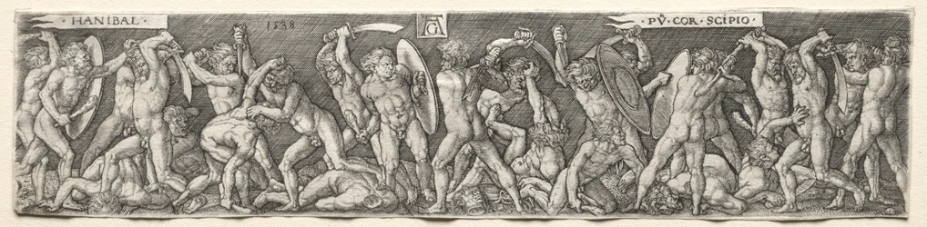 Hannibal vecht tegen Scipio, 1538