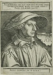 Heinrich Aldegrever, 28 jaar oud