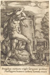 Hercules doodt de draak