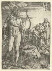 Hercules redt Deïanira van Nessus