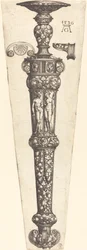 Grote dolkschede met naakt paar, 1536