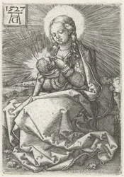 Madonna met kind aan de borst