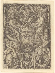 Ornament met masker, 1549