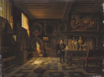 Interieur van een 17e-eeuws paleis