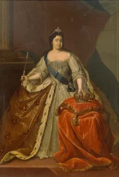 Portret van keizerin Catharina I. 1684-1727