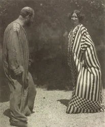 Gustav Klimt en Emilie Flöge, ca. 1909