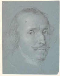 Mannelijk portrethoofd