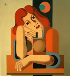 Melancholisch meisje