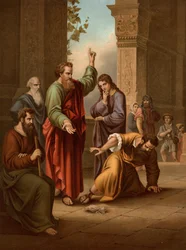 Ananias en Saffira